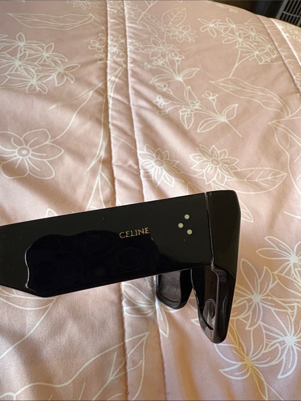 Celine Flat-top shield sunglasses 60 MM in black - Picture 14 of 17